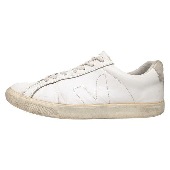 Veja Esplar Sneakers Womens White Leather Lace Up Shoes Size 9 - Picture 4 of 12